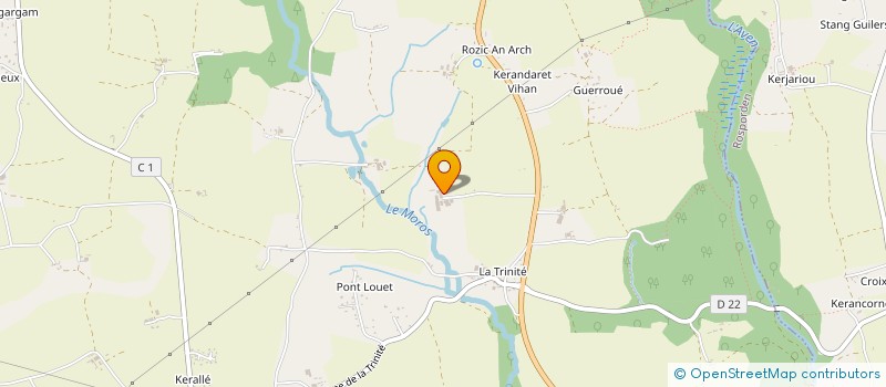 localisation de l'entreprise GFA DE FORVEN  MELGVEN