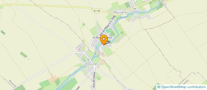 localisation de l'entreprise GFA DE FOSSARD  ROUVRES