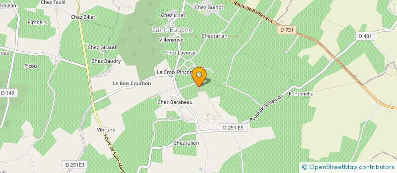 localisation de l'entreprise GFA DE FREDAUVILLE à SAINT-EUGENE