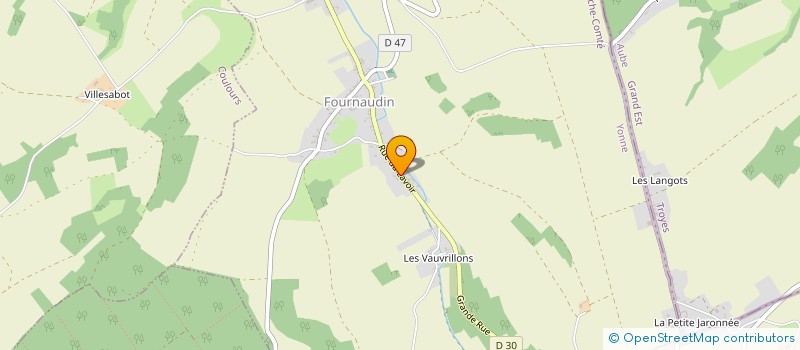 localisation de l'entreprise GFA DE GALBEAUX  FOURNAUDIN