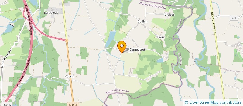 localisation de l'entreprise GFA DE GARDOUCH  AIRE-SUR-L'ADOUR