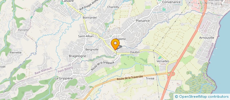 localisation de l'entreprise GFA DE GASCHET à BAIE-MAHAULT