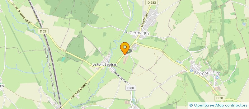 localisation de l'entreprise GFA DE GERMAGNY  GERMAGNY