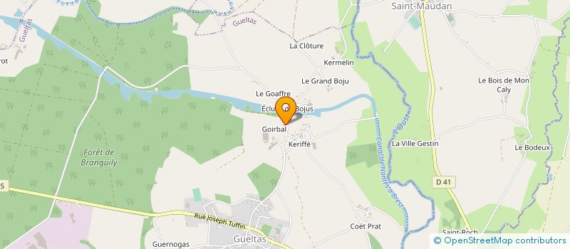 localisation de l'entreprise GFA DE GOIRBAIL  GUELTAS