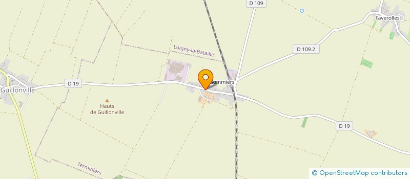 localisation de l'entreprise GFA DE GOMMIERS à ORGERES-EN-BEAUCE