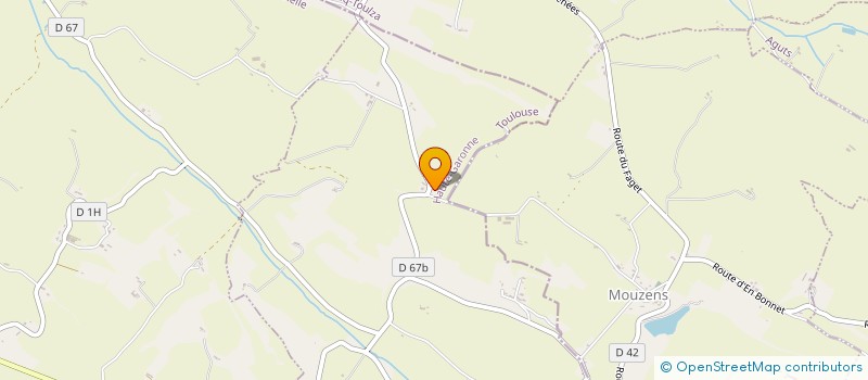 localisation de l'entreprise GFA DE GOUYRES  LE CABANIAL