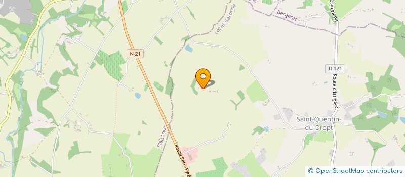 localisation de l'entreprise GFA DE GRAMONT  SAINT-QUENTIN-DU-DROPT