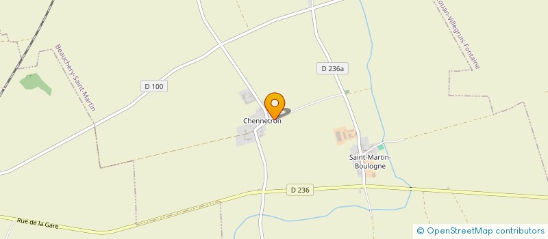 localisation de l'entreprise GFA DE GRAND CHENNETRON  BEAUCHERY-SAINT-MARTIN