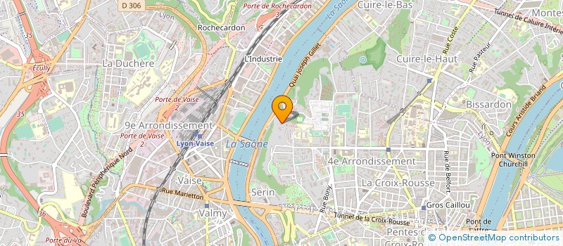 localisation de l'entreprise GFA DE GRANDE FONTAINE  LYON 4EME