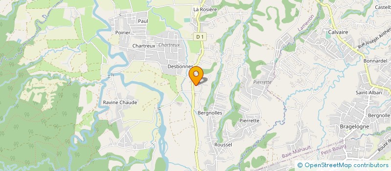 localisation de l'entreprise GFA DE GRANDE RIVIERE à LAMENTIN