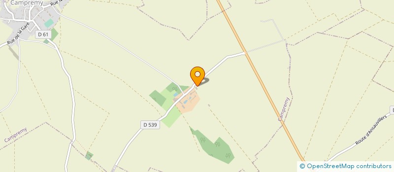 localisation de l'entreprise GFA DE GRANDMESNIL  CAMPREMY