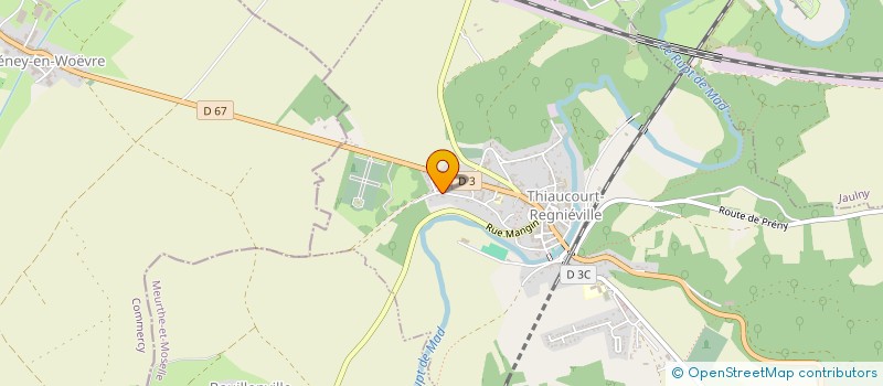 localisation de l'entreprise GFA DE GROSSE HAIE  THIAUCOURT-REGNIEVILLE