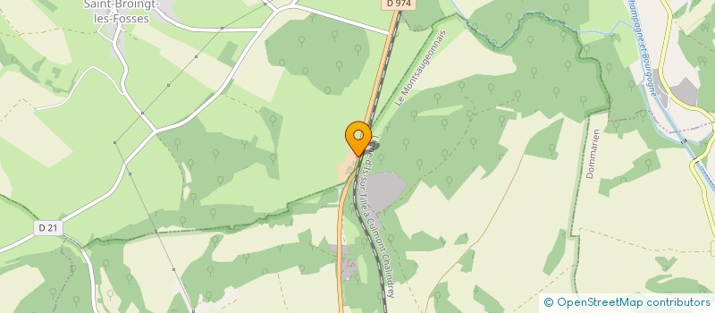 localisation de l'entreprise GFA DE HAUTE MARNE VII à SAINT-BROINGT-LES-FOSSES