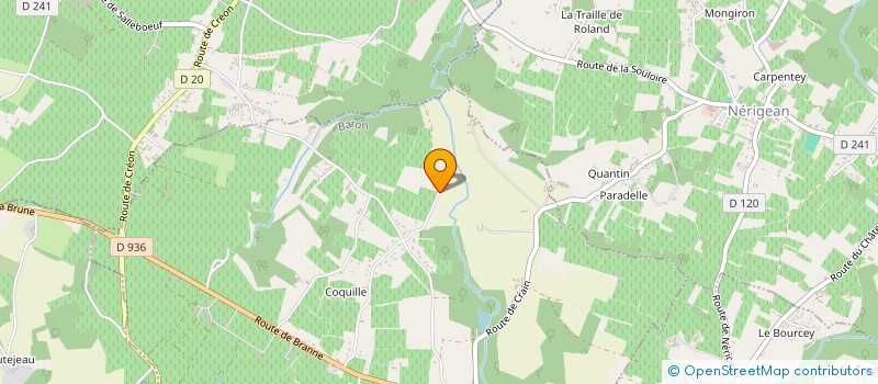 localisation de l'entreprise GFA DE JOS  BEYCHAC-ET-CAILLAU