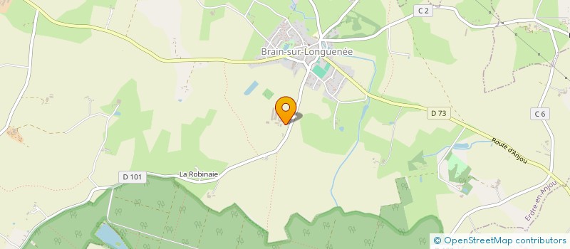 localisation de l'entreprise GFA DE JULIERE à ERDRE-EN-ANJOU