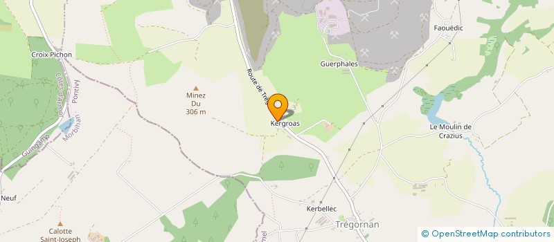 localisation de l'entreprise GFA DE KERGREIZ à KERGRIST-MOELOU