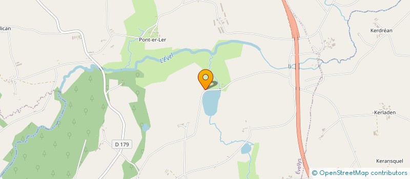 localisation de l'entreprise GFA DE KERGROIX  EVELLYS