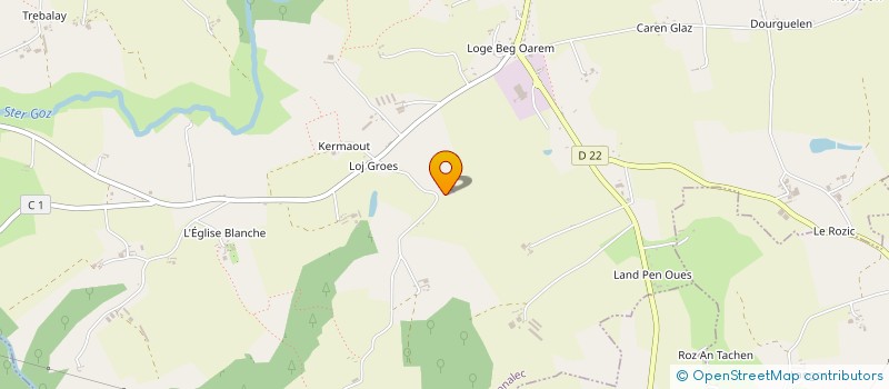 localisation de l'entreprise GFA DE KERHONT  BANNALEC