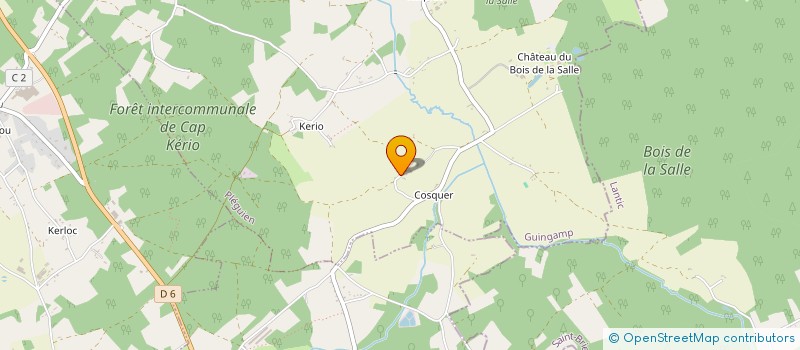 localisation de l'entreprise GFA DE KERICHARD  PLEGUIEN