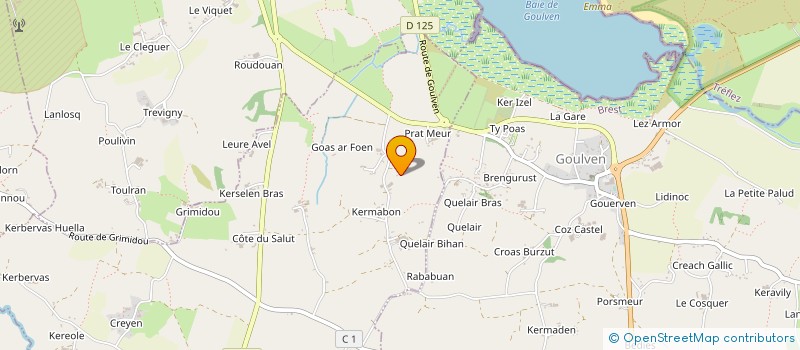 localisation de l'entreprise GFA DE KERILIEN  PLOUIDER