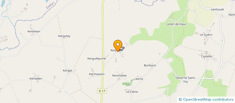 localisation de l'entreprise GFA DE KERPONER  MOREAC