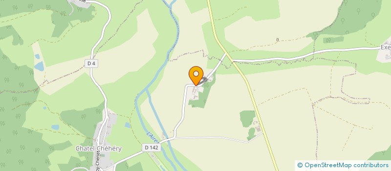 localisation de l'entreprise GFA DE L'ABBATIALE  CHATEL-CHEHERY