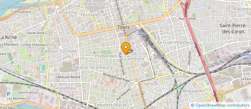 localisation de l'entreprise GFA DE L'ABBAYE à TOURS