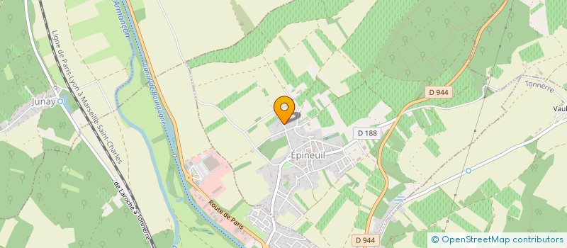 localisation de l'entreprise GFA DE L'ABBAYE  EPINEUIL