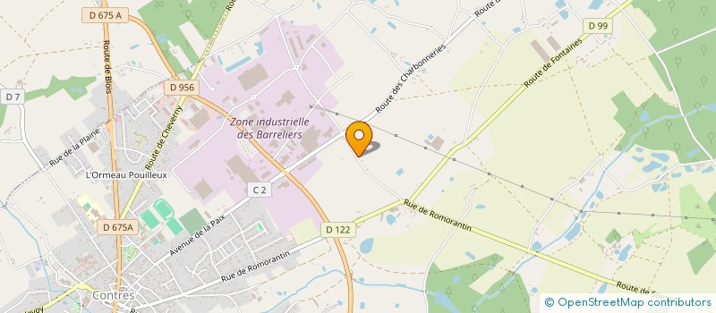 localisation de l'entreprise GFA DE L AITRE TOUZE  LE CONTROIS-EN-SOLOGNE