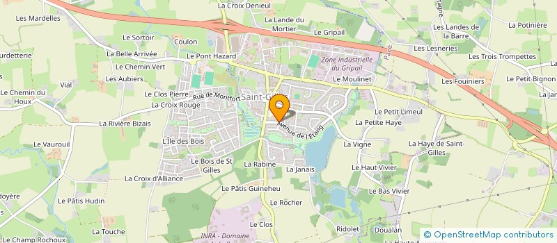 localisation de l'entreprise GFA DE L'ALLIANCE à SAINT-GILLES