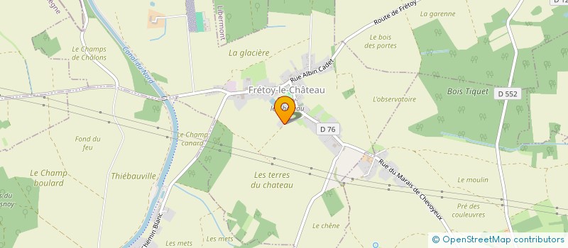 localisation de l'entreprise GFA DE L'ANCIEN CHATEAU DE GOLANCOURT  GOLANCOURT