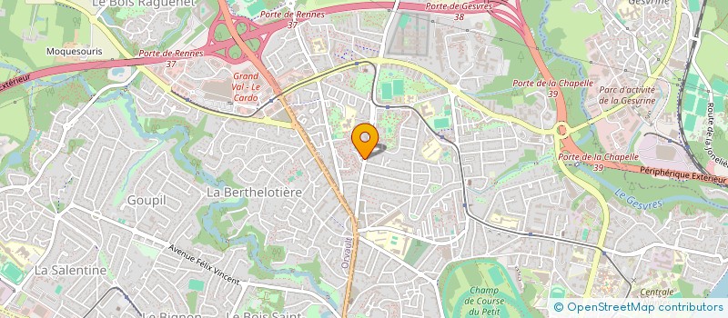 localisation de l'entreprise GFA DE L'ANGLE CHAILLOU  NANTES