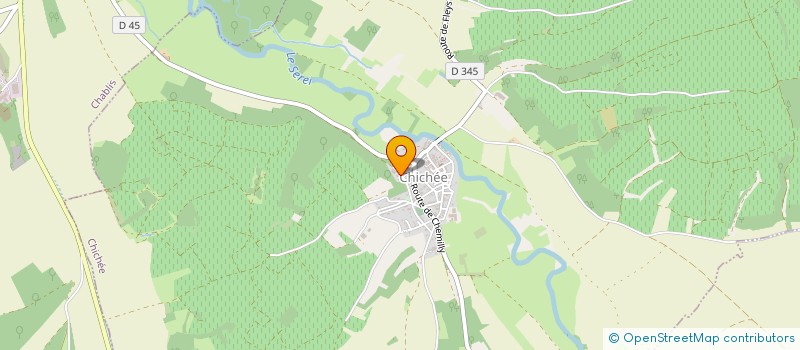 localisation de l'entreprise GFA DE L'ARAIGNEE  CHICHEE