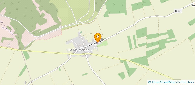 localisation de l'entreprise GFA DE L'ARBUSE à LA MALMAISON