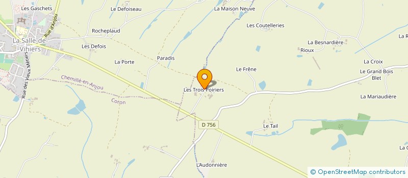 localisation de l'entreprise GFA DE L'ARCISSON à LYS-HAUT-LAYON