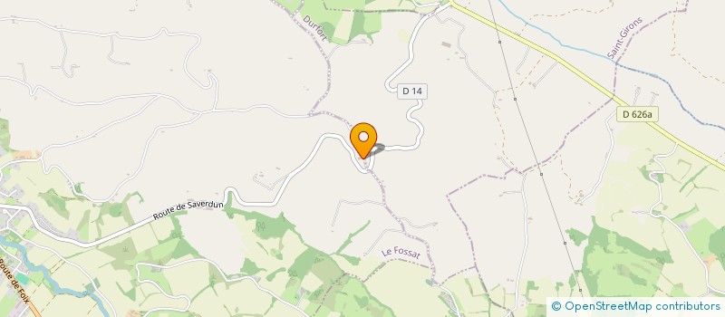 localisation de l'entreprise GFA DE L'ARIEGE II à LE FOSSAT