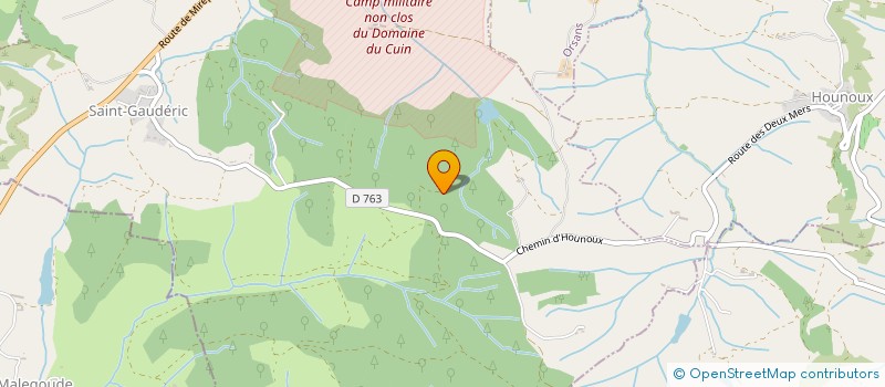 localisation de l'entreprise GFA DE L ARLOT  SAINT-GAUDERIC