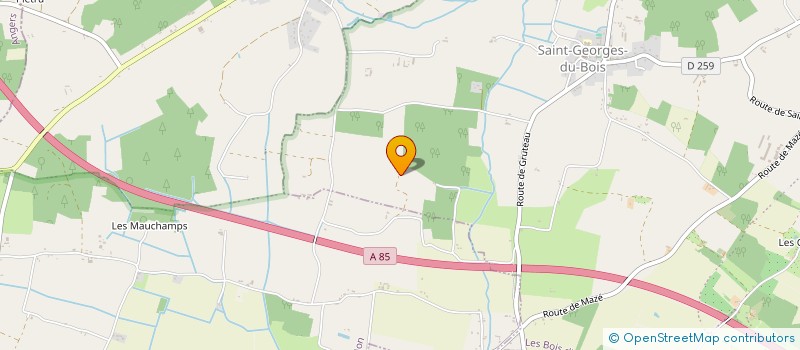 localisation de l'entreprise GFA DE L'AUBANCE  BRISSAC LOIRE AUBANCE