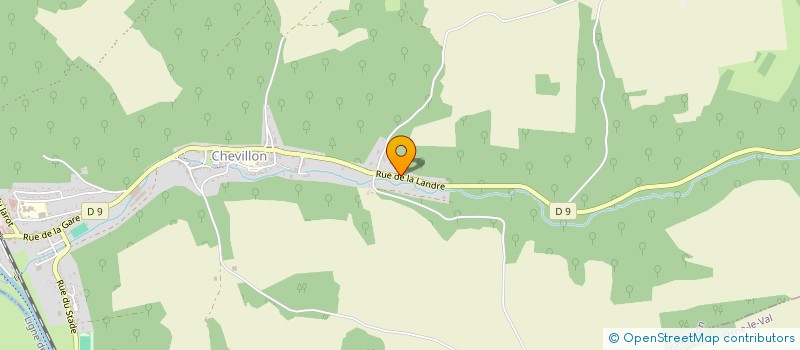 localisation de l'entreprise GFA DE L'AUBEPINE à CHEVILLON