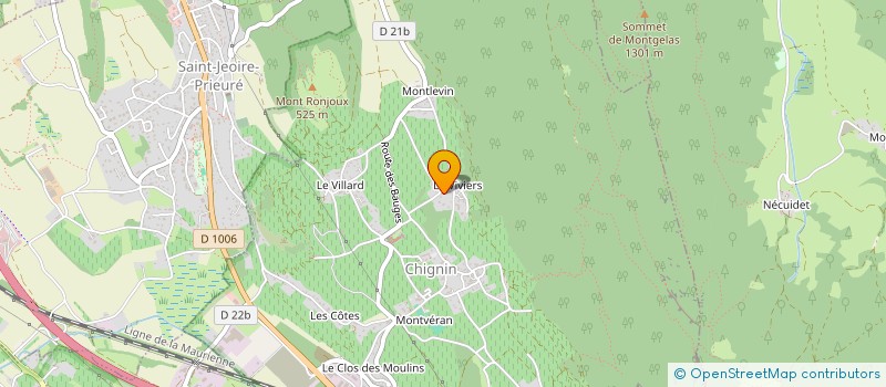 localisation de l'entreprise GFA DE L'AUBERGE DE LA CHAVAZ  CHIGNIN