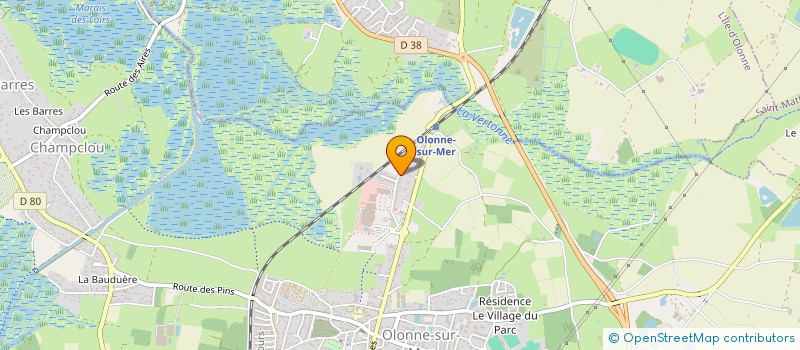 localisation de l'entreprise GFA DE L'AUDONNIERE à LES SABLES D'OLONNE