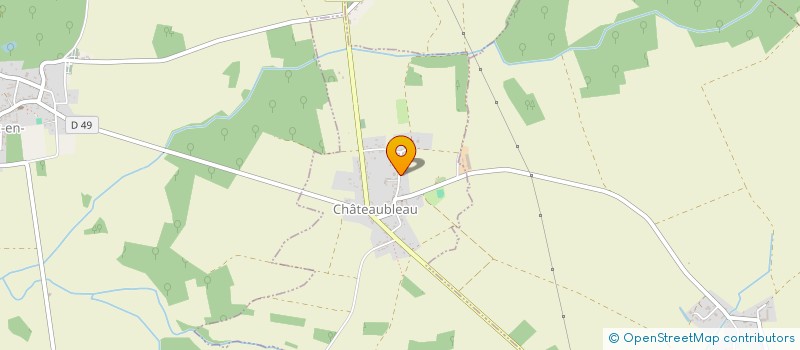 localisation de l'entreprise GFA DE L'AUMONE  CHATEAUBLEAU