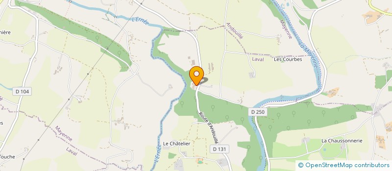 localisation de l'entreprise GFA DE L'AVENIR  SAINT-JEAN-SUR-MAYENNE