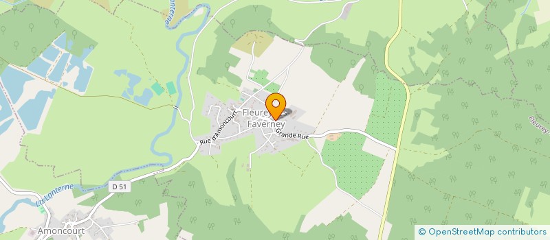 localisation de l'entreprise GFA DE L'AVENIR  FLEUREY-LES-FAVERNEY