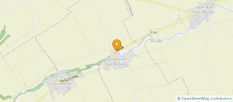 localisation de l'entreprise GFA DE L'EAU GOURET  DAMPIERRE-SUR-MOIVRE