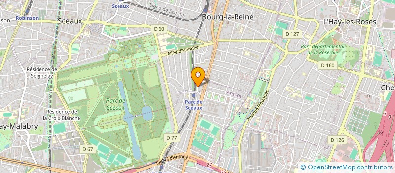 localisation de l'entreprise GFA DE L'EAULNE à SCEAUX