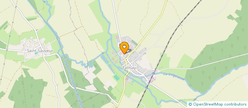 localisation de l'entreprise GFA DE L'ECHO  TALMAY