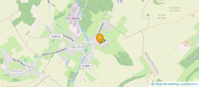 localisation de l'entreprise GFA DE L'ENCLOS A HOCHEQUEUE  DUISANS