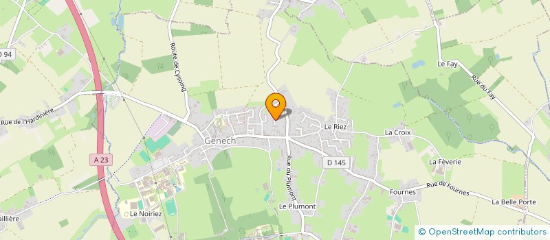 localisation de l'entreprise GFA DE L'ENCLOS POTIER  GENECH