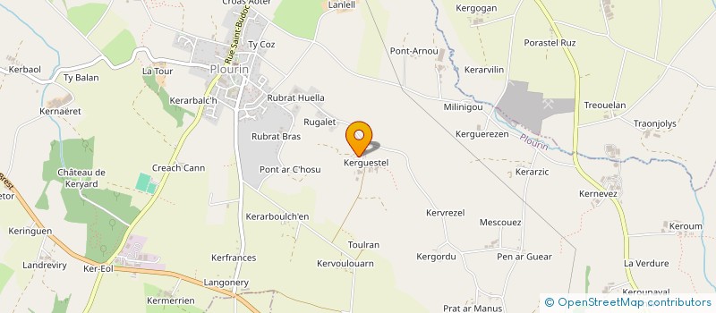 localisation de l'entreprise GFA DE L'EOL  PLOURIN